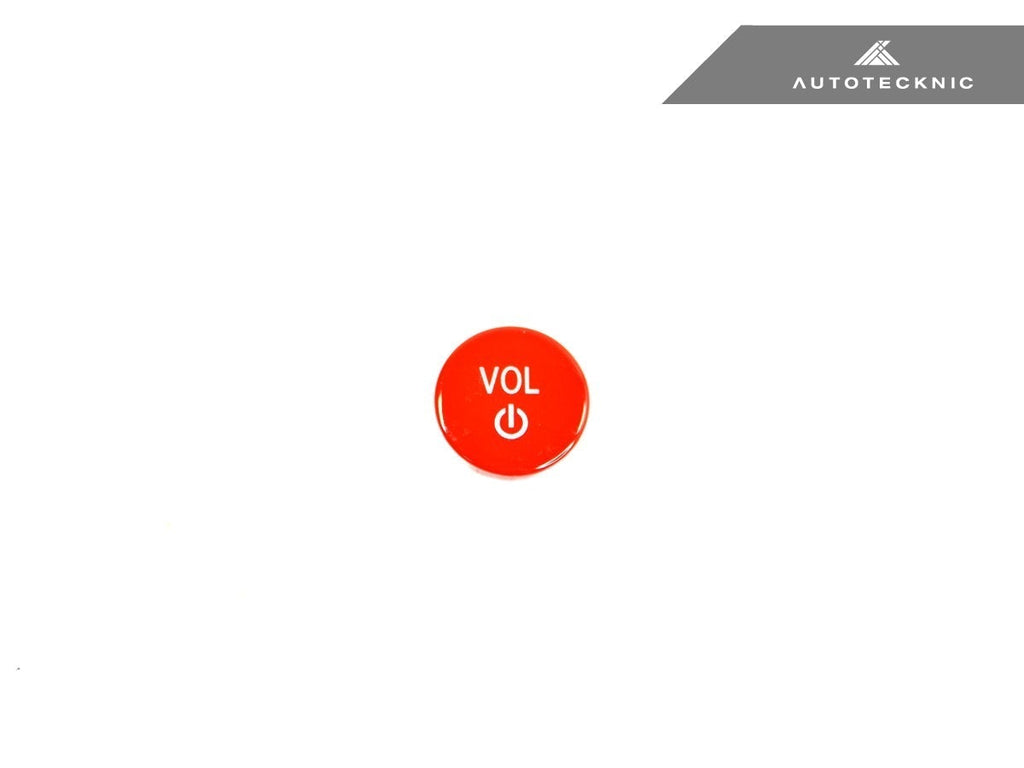 AutoTecknic Bright Red Audio Volume Button - F90 M5