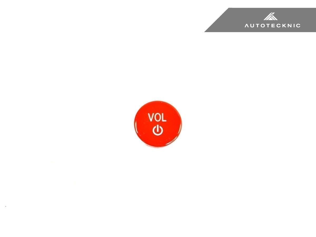 AutoTecknic Bright Red Audio Volume Button - BMW F91/ F92/ F93 M8