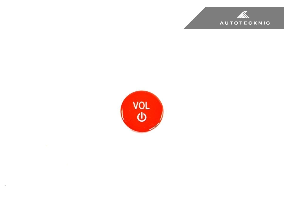 AutoTecknic Bright Red Audio Volume Button - BMW F97 X3M | F98 X4M LCI 2022–2023
