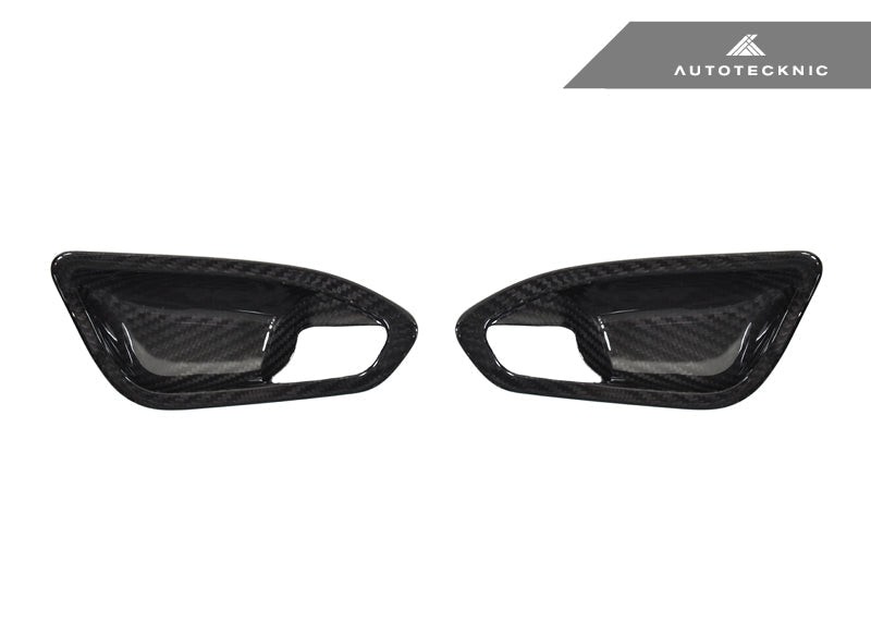 AutoTecknic Dry Carbon Interior Door Handle Trim Set - BMW F87 M2 | F22 2-Series | F20 1-Series