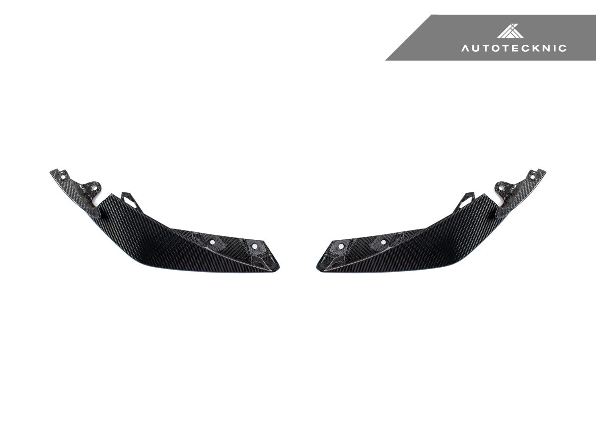 AutoTecknic Dry Carbon Front Aero Splitter Set - BMW G80 M3 | G82/ G83 M4