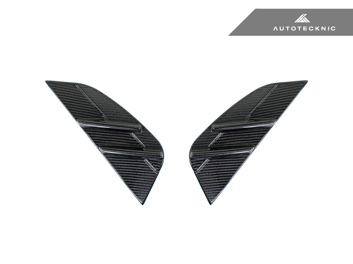 AutoTecknic Dry Carbon Fender Side Marker Set - BMW G80 M3