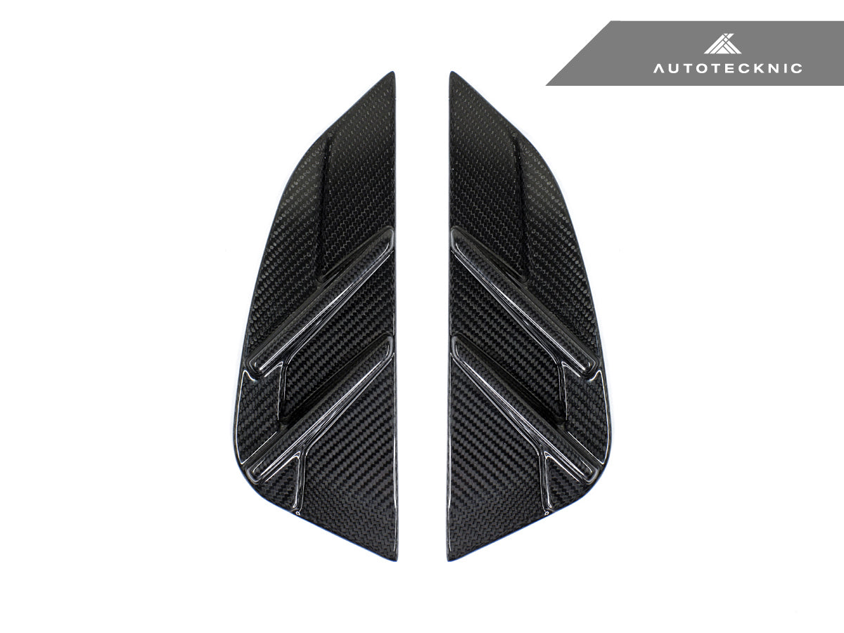 AutoTecknic Dry Carbon Fender Side Marker Set - BMW G80 M3