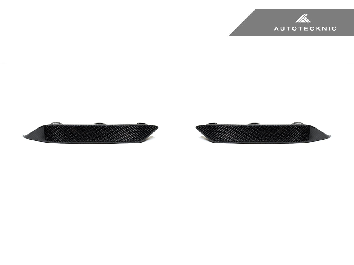 AutoTecknic Performance Dry Carbon Splitter Set - BMW F9X M8