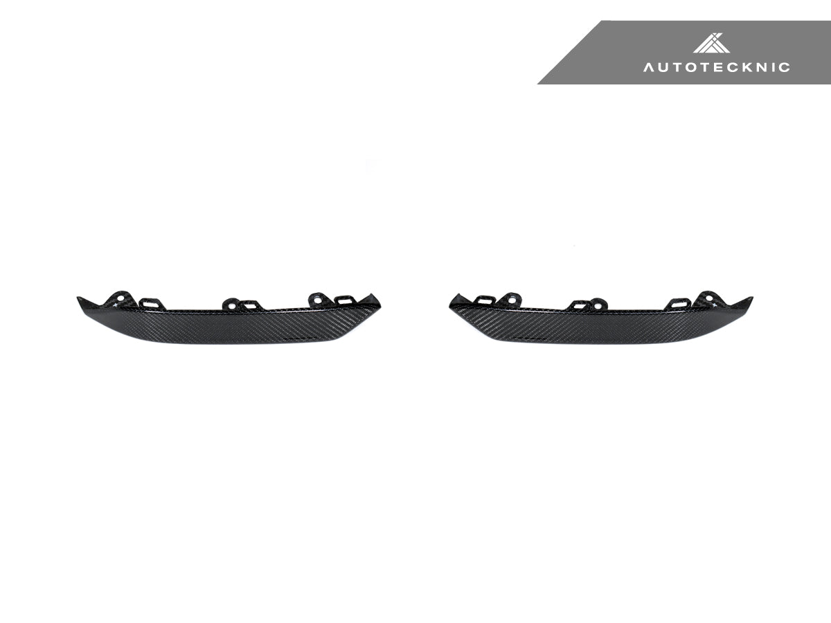 AutoTecknic Performance Dry Carbon Splitter Set - BMW F9X M8