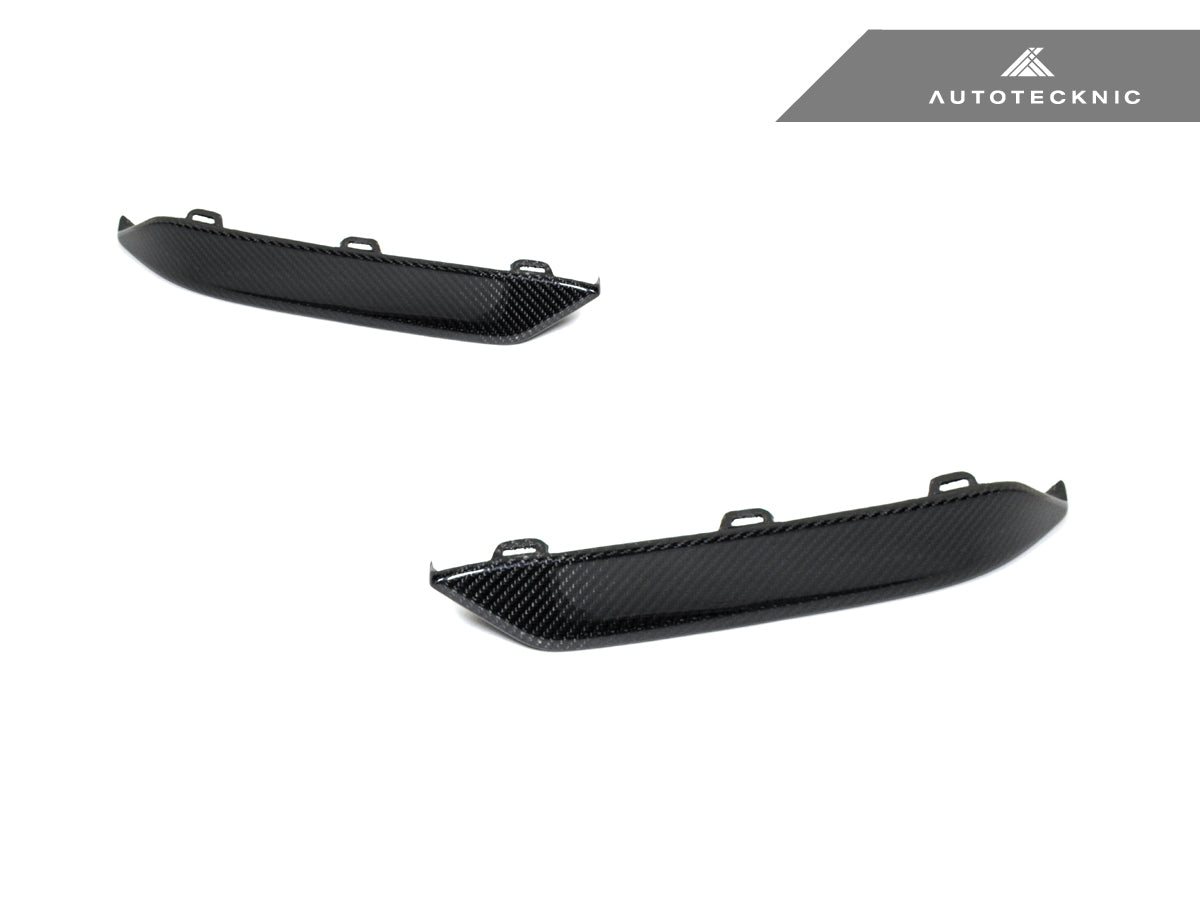 AutoTecknic Performance Dry Carbon Splitter Set - BMW F9X M8