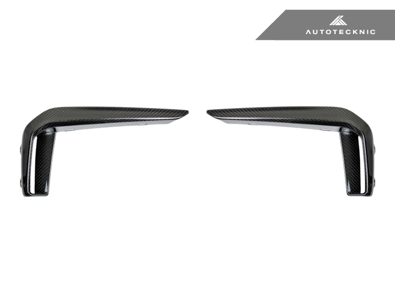 AutoTecknic Dry Carbon Front Bumper Trim - BMW G30 5-Series Pre-LCI M-Sport