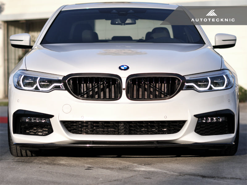 AutoTecknic Dry Carbon Fiber Front Grille Covers - BMW G30 5-Series
