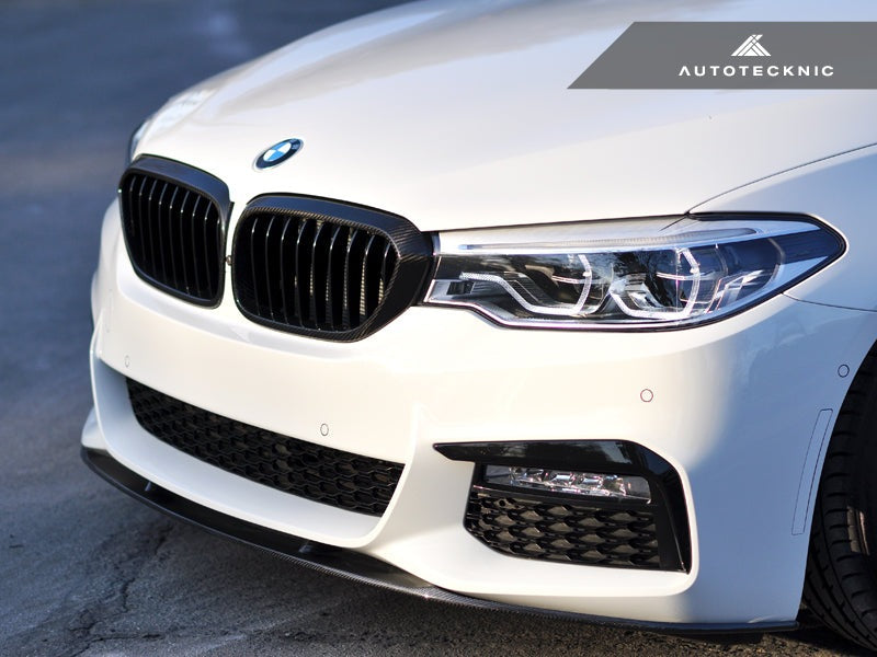 AutoTecknic Dry Carbon Fiber Front Grille Covers - BMW G30 5-Series