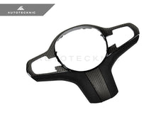 Load image into Gallery viewer, AutoTecknic Carbon Alcantara Steering Wheel Trim - BMW G01 X3 | G02 X4