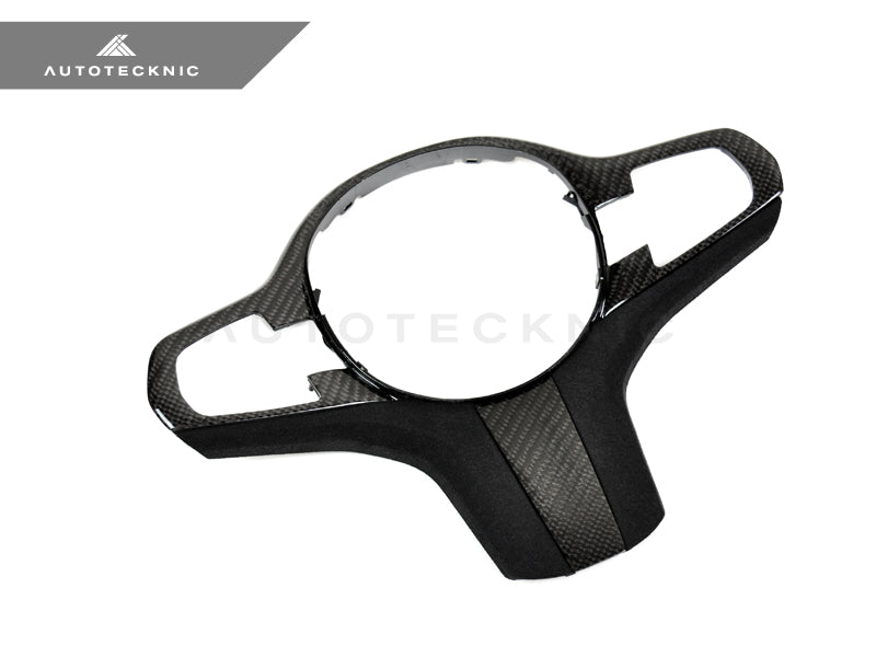 AutoTecknic Carbon Alcantara Steering Wheel Trim - BMW G30 5-Series | G32 6-Series GT