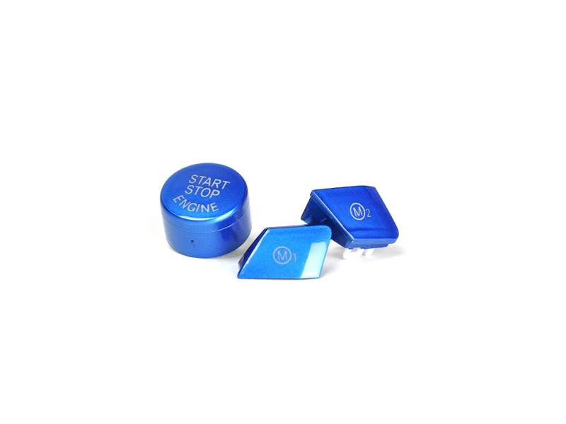 AutoTecknic Royal Blue M1/ M2 Button Set - BMW F87 M2
