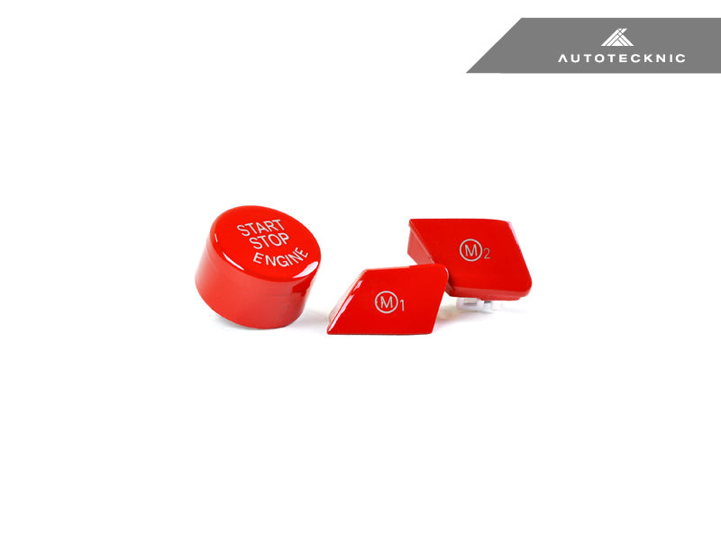 AutoTecknic Bright Red M1/ M2 Button Set - BMW F85 X5M | F86 X6M