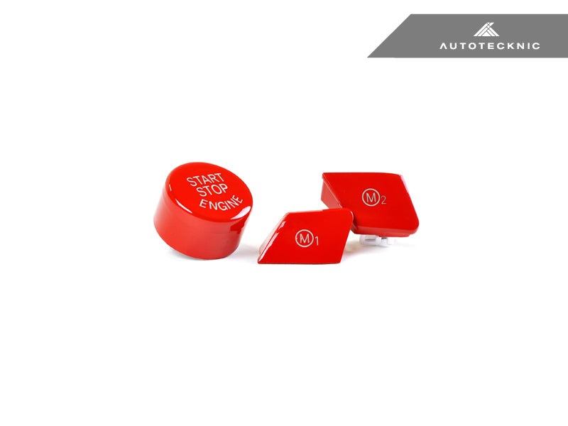 AutoTecknic Bright Red M1/ M2 Button Set - BMW F87 M2