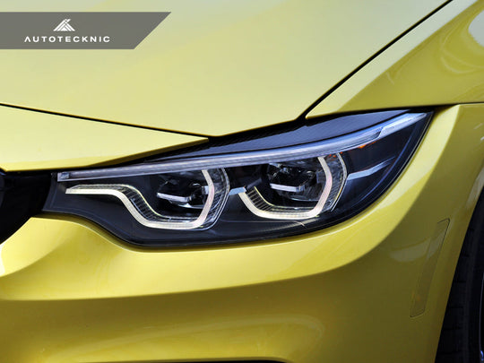 AutoTecknic Carbon Fiber Headlight Trim Set - BMW F80 M3 | F82/ F83 M4
