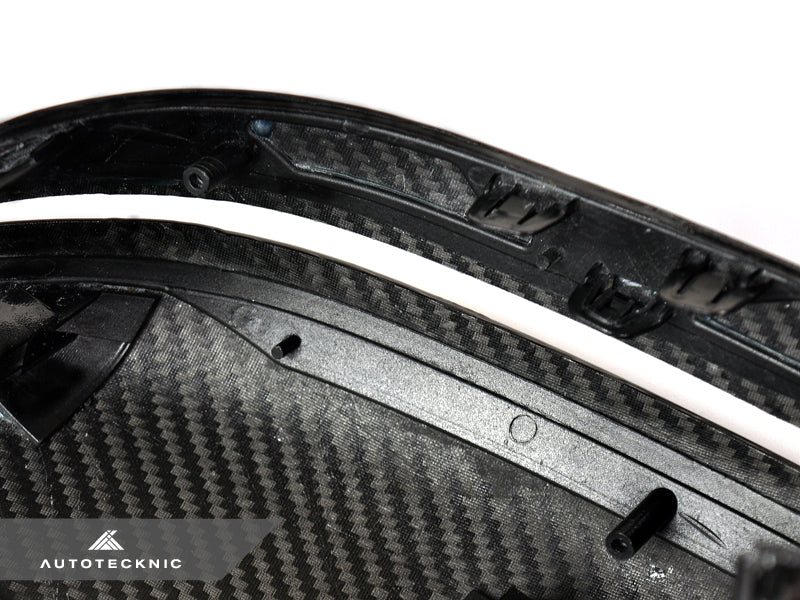 AutoTecknic Replacement Version II Dry Carbon Mirror Covers - BMW G30 5-Series | G32 6-Series GT | G11 7-Series