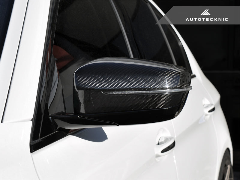 AutoTecknic Replacement Version II Dry Carbon Mirror Covers - BMW G30 5-Series | G32 6-Series GT | G11 7-Series
