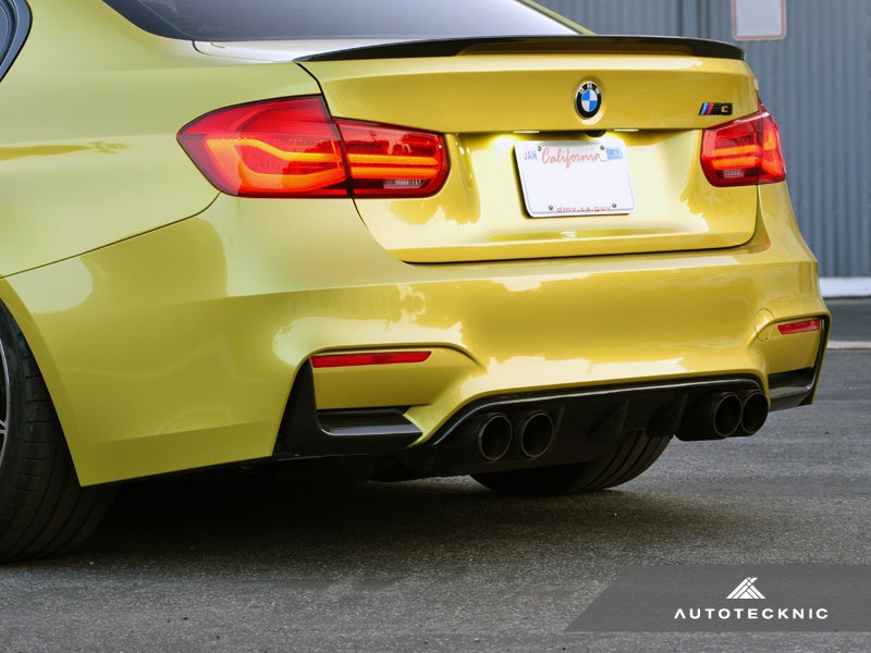 AutoTecknic Carbon Fiber Rear Bumper Trim - BMW F80 M3 | F82/ F83 M4