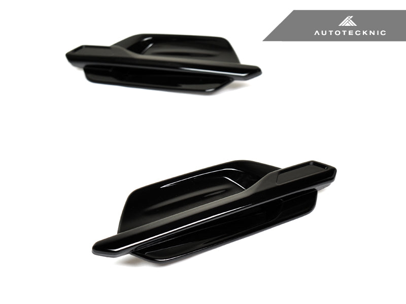 AutoTecknic Replacement Glazing Black Fender Trim - BMW F87 M2 | M2 Competition