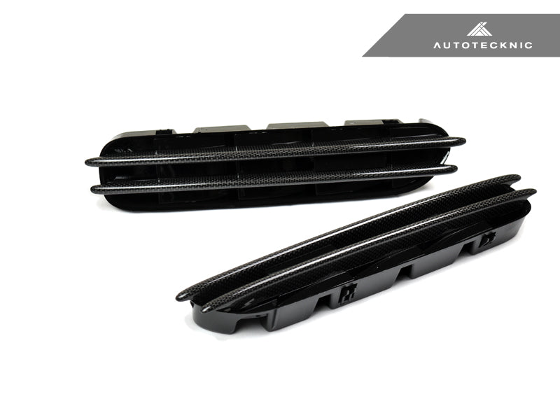 AutoTecknic Replacement Carbon Fiber Fender Gills - BMW E60 M5