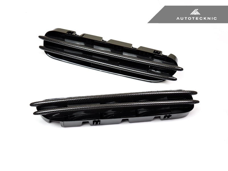 AutoTecknic Replacement Carbon Fiber Fender Gills - BMW E60 M5