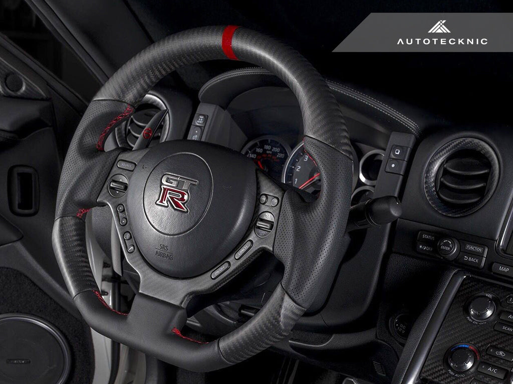 AutoTecknic Carbon Fiber Steering Wheel - Nissan R35 GTR 2009-2017