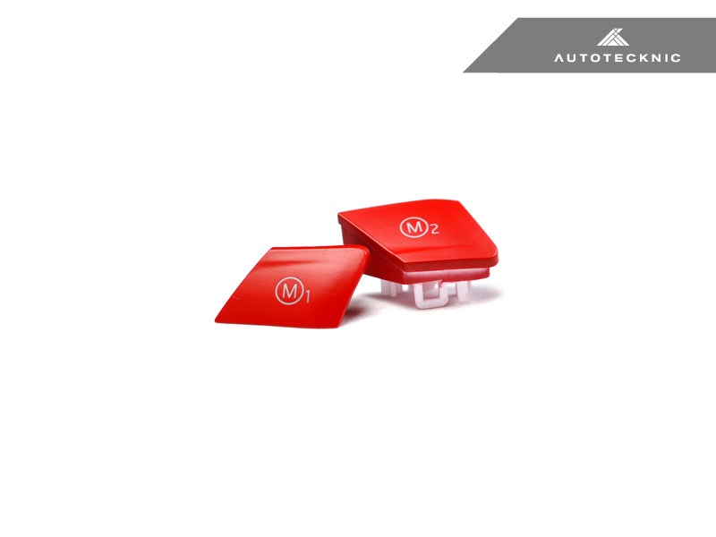 AutoTecknic Satin Red M1/ M2 Button Set - BMW F10 M5 LCI
