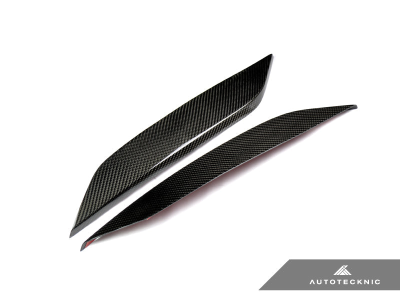 AutoTecknic Pre-preg Carbon Fiber Headlight Trim Set - Nissan 350Z