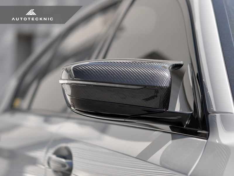 AutoTecknic Replacement Dry Carbon Mirror Covers - BMW F90 M5