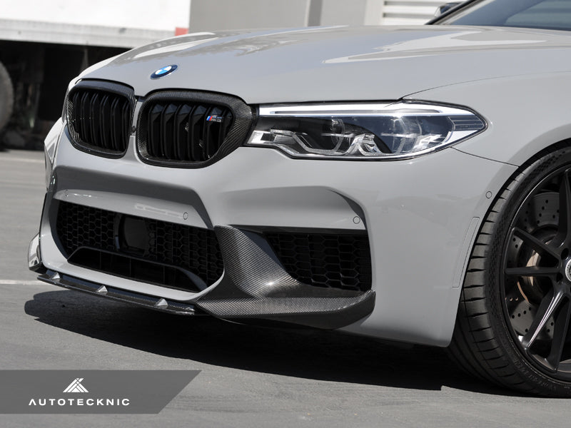 AutoTecknic Dry Carbon Fiber Center Front Lip - BMW F90 M5 | F90 M5 Competition Pre-LCI
