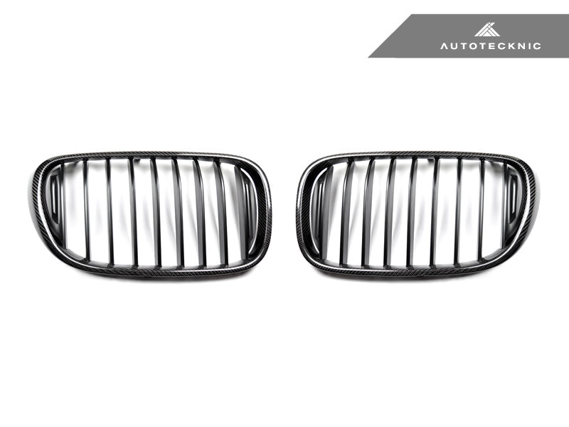 AutoTecknic Carbon Fiber Front Grille Set - BMW G11/ G12 7-Series Pre-LCI (16-19)