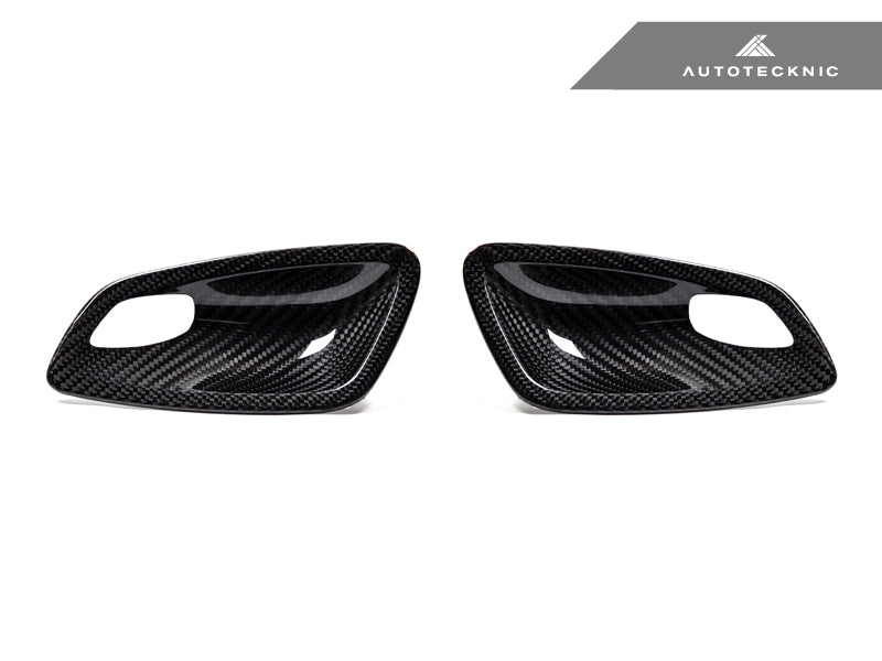 AutoTecknic Dry Carbon Interior Door Handle Trims - BMW E92 3-Series & M3 | E93 3-Series & M3