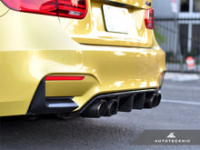 Load image into Gallery viewer, AutoTecknic Dry Carbon Extended-Fin Competition Rear Diffuser - BMW F80 M3 | F82/ F83 M4
