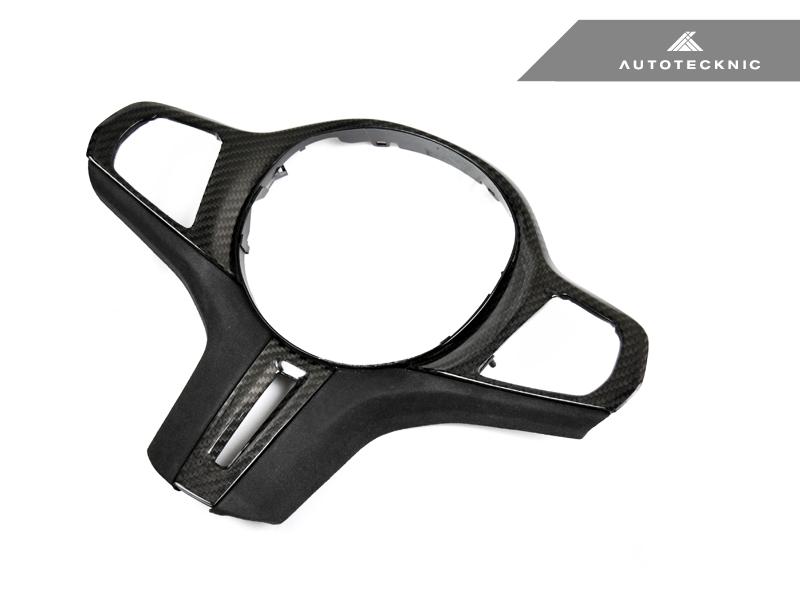 AutoTecknic Carbon Alcantara Steering Wheel Trim - BMW F40 1-Series