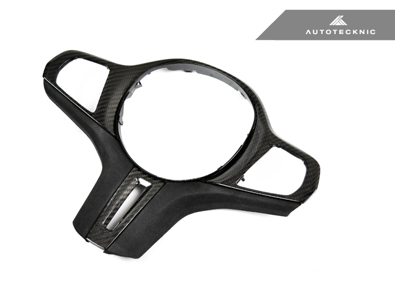 AutoTecknic Carbon Alcantara Steering Wheel Trim - BMW G14/ G15/ G16 8-Series