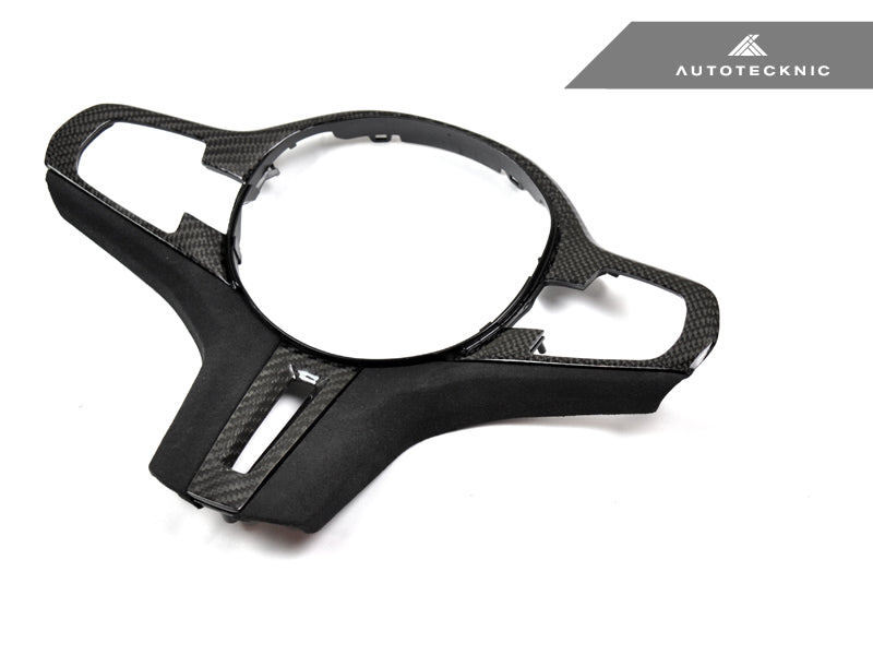 AutoTecknic Carbon Alcantara Steering Wheel Trim - BMW G30 5-Series | G32 6-Series GT
