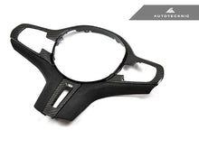 Load image into Gallery viewer, AutoTecknic Carbon Alcantara Steering Wheel Trim - BMW G30 5-Series | G32 6-Series GT