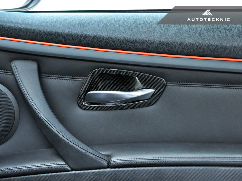 AutoTecknic Dry Carbon Interior Door Handle Trims - BMW E92 3-Series & M3 | E93 3-Series & M3