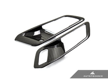 Load image into Gallery viewer, AutoTecknic Dry Carbon Interior Door Handle Trim Set - BMW G80 M3