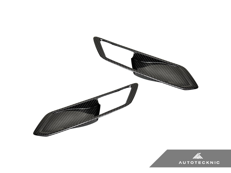 AutoTecknic Dry Carbon Interior Door Handle Trim Set - BMW G20 3-Series