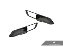 Load image into Gallery viewer, AutoTecknic Dry Carbon Interior Door Handle Trim Set - BMW G20 3-Series