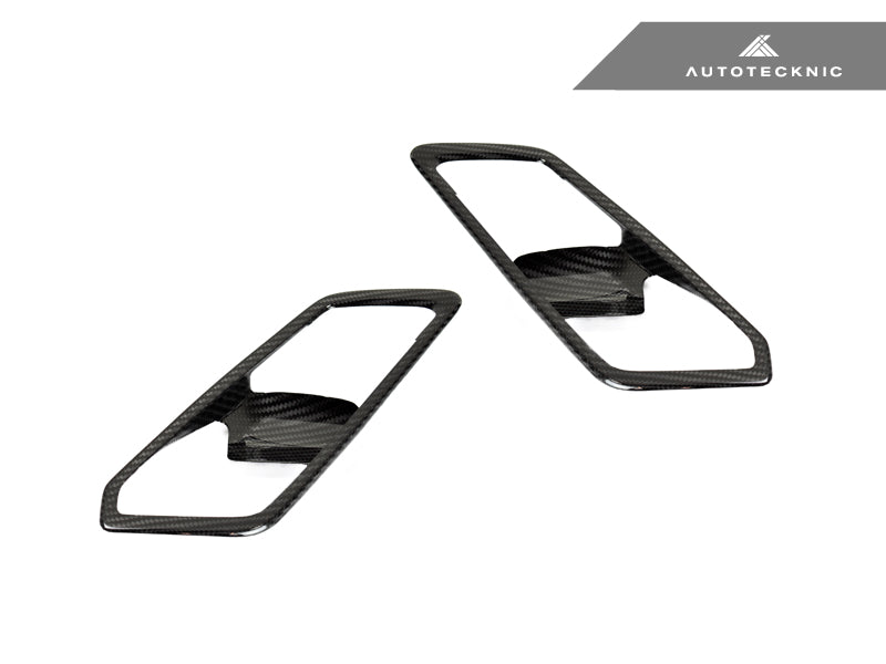 AutoTecknic Dry Carbon Interior Door Handle Trim Set - BMW G20 3-Series