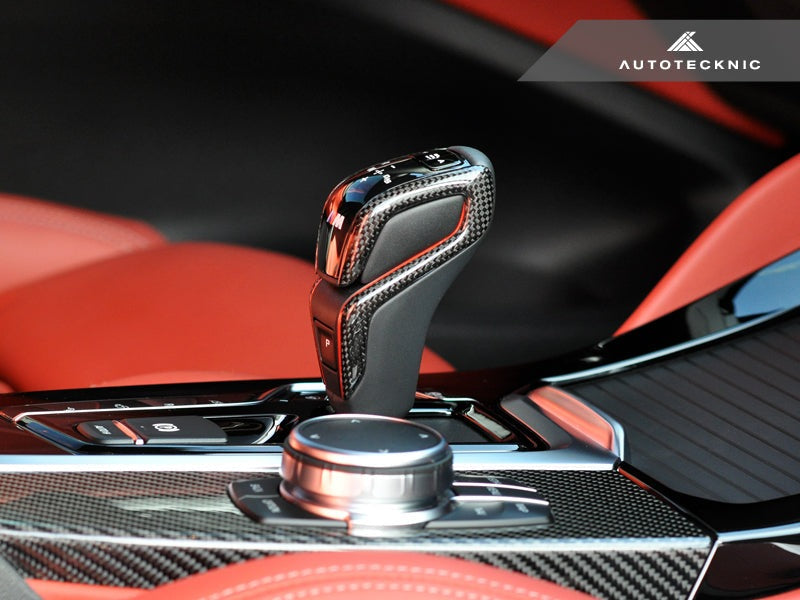 AutoTecknic Carbon Fiber Gear Selector Side Covers - BMW F97 X3M | F98 X4M