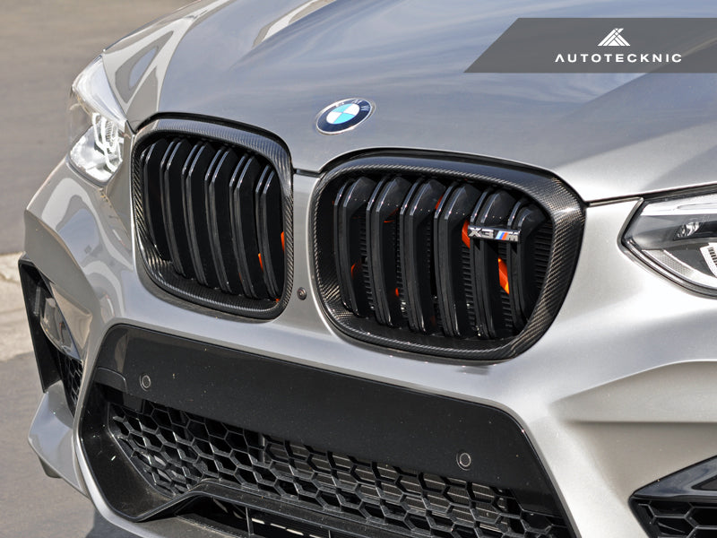 AutoTecknic Replacement Dry Carbon Grille Surround Set - BMW G01 X3 | G02 X4 Pre-LCI