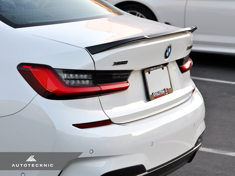 AutoTecknic Dry Carbon Competition Plus Trunk Spoiler - BMW G80 M3