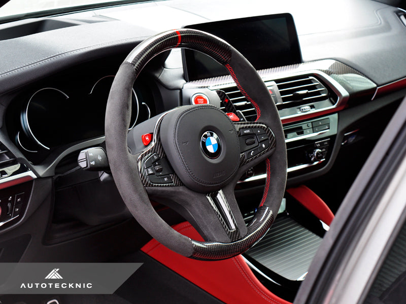 AutoTecknic Replacement Carbon Steering Wheel - BMW G01 X3 | G02 X4