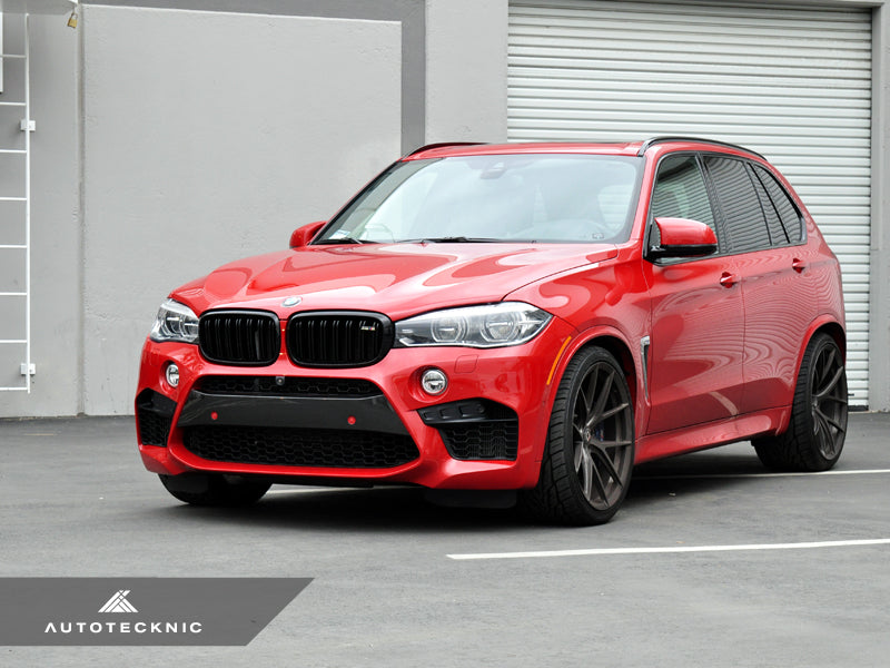 AutoTecknic Dry Carbon Fiber Bumper Trim - BMW F85 X5M | F86 X6M