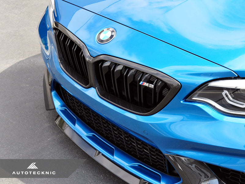 AutoTecknic Replacement Dry Carbon Grille Surround - BMW F87 M2 Competition