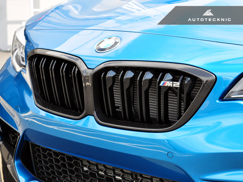 AutoTecknic Replacement Dry Carbon Grille Surround - BMW F87 M2 Competition