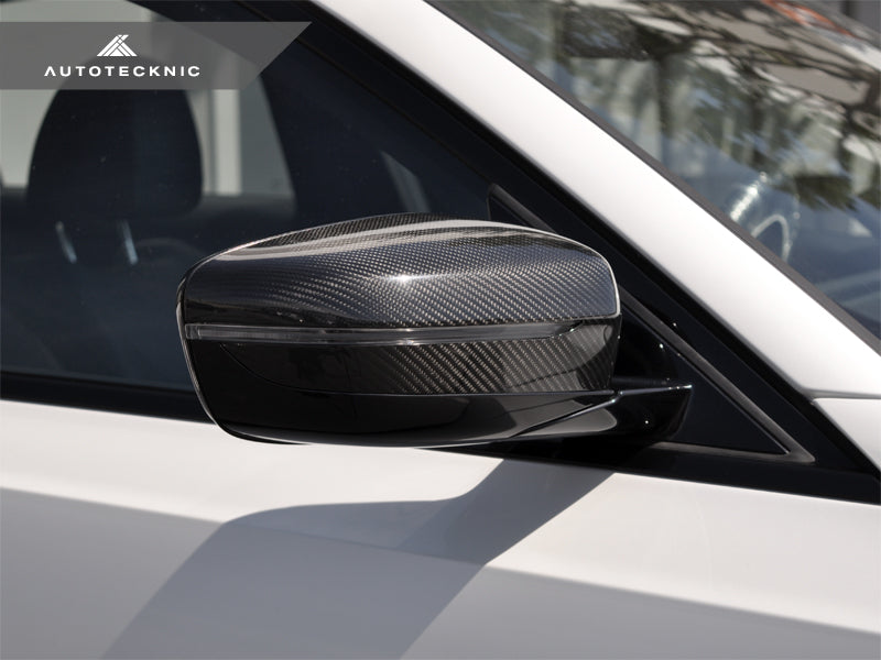 AutoTecknic Replacement Version II Dry Carbon Mirror Covers - BMW G30 5-Series | G32 6-Series GT | G11 7-Series